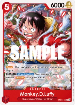 Monkey.D.Luffy (ST01-012) (V.1)⁣ - Unnumbered Promos⁣ (Super Rare)⁣ [ST01-012]
