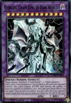 Clorless, Chaos King of Dark World⁣ - Maze of Millennia⁣ (Super Rare)⁣ [014]