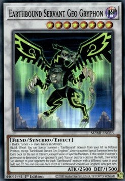 Earthbound Servant Geo Gryphon⁣ - Maze of Millennia⁣ (Super Rare)⁣ [033]