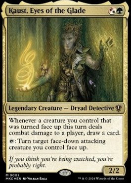 Kaust, Eyes of the Glade⁣ - Commander: Murders at Karlov Manor⁣ (Mythic)⁣ [1]