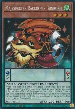 Majespecter Raccoon - Bunbuku (V.2 - Collectors Rare)⁣ - Maze of Millennia⁣ (Collectors Rare)⁣ [072]