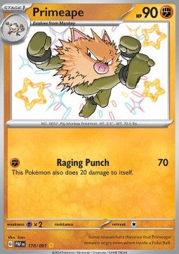 Primeape - Paldean Fates (Shiny Rare) [PAF-170]