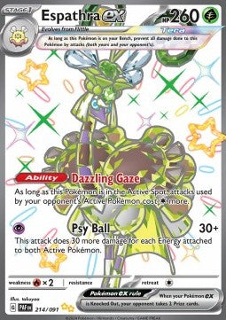 Espathra ex - Paldean Fates (Shiny Ultra Rare) [PAF-214]