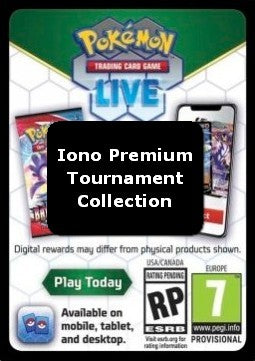 Live Code Card (Iono Premium Tournament Collection)⁣ - Scarlet & Violet Products⁣ (Online Code Card)