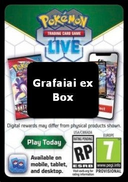 Live Code Card (Grafaiai ex Box)⁣ - Scarlet & Violet Products⁣ (Online Code Card)