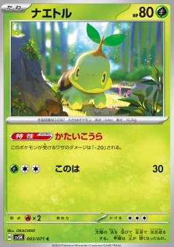 Turtwig⁣ - Wild Force⁣ (Common)⁣ [003]