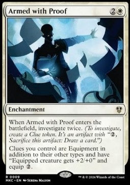 Armed with Proof⁣ - Commander: Murders at Karlov Manor⁣ (Rare)⁣ [9]