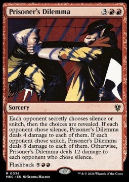 Prisoner's Dilemma⁣ - Commander: Murders at Karlov Manor⁣ (Rare)⁣ [34]