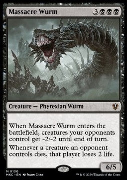 Massacre Wurm⁣ - Commander: Murders at Karlov Manor⁣ (Mythic)⁣ [130]