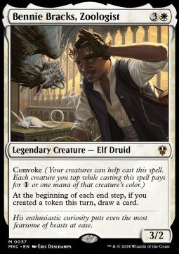 Bennie Bracks, Zoologist⁣ - Commander: Murders at Karlov Manor⁣ (Mythic)⁣ [57]