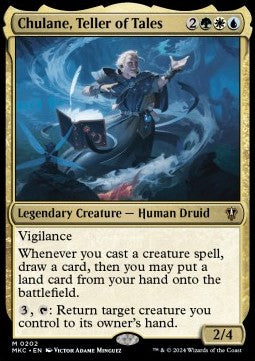 Chulane, Teller of Tales⁣ - Commander: Murders at Karlov Manor⁣ (Mythic)⁣ [202]