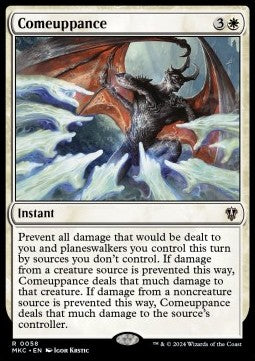 Comeuppance⁣ - Commander: Murders at Karlov Manor⁣ (Rare)⁣ [58]