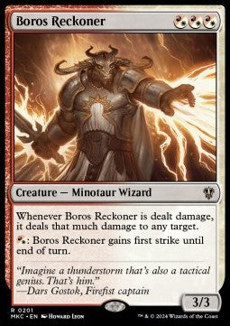 Boros Reckoner⁣ - Commander: Murders at Karlov Manor⁣ (Rare)⁣ [201]