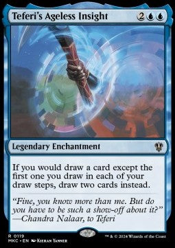 Teferi's Ageless Insight⁣ - Commander: Murders at Karlov Manor⁣ (Rare)⁣ [119]
