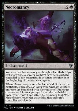 Necromancy⁣ - Commander: Murders at Karlov Manor⁣ (Uncommon)⁣ [131]