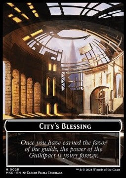 City's Blessing // Zombie Token (B 2/2)⁣ - Murders at Karlov Manor: Tokens⁣ (Token)⁣ [CT 28/11]