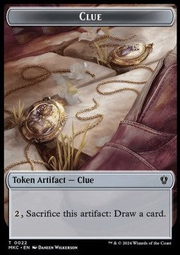 Clue Token // Insect Token (G 1/1 Flying, Deathtouch)⁣ - Murders at Karlov Manor: Tokens⁣ (Token)⁣ [CT 22/17]