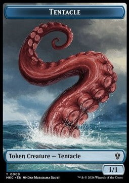 Tentacle Token (U 1/1) // Koma's Coil Token (U 3/3)⁣ - Murders at Karlov Manor: Tokens⁣ (Token)⁣ [CT 9/7]