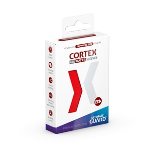 60 Small Ultimate Guard Cortex Matte Sleeves (Red)