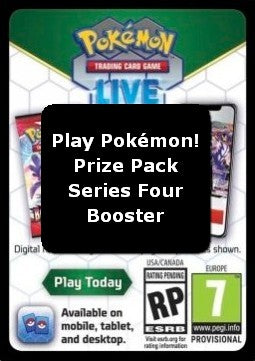 Live Code Card (Booster)⁣ - Play! Pokémon Prize Pack Series Four⁣ (Online Code Card)