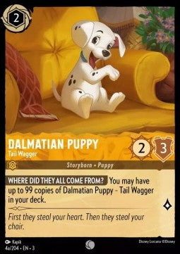 Dalmatian Puppy - Tail Wagger (V.1)⁣ - Into the Inklands⁣ (Common)⁣ [4a]