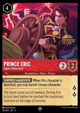 Prince Eric - Expert Helmsman⁣ - Into the Inklands⁣ (Super Rare)⁣ [121]