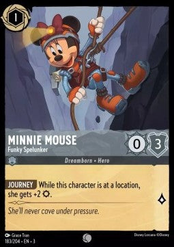 Minnie Mouse - Funky Spelunker⁣ - Into the Inklands⁣ (Common)⁣ [183]