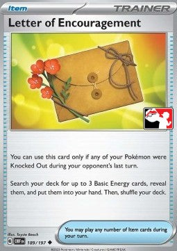 Letter of Encouragement - Play! Pokémon Prize Pack Series Four (Promo) [PPS4-OBF 189]