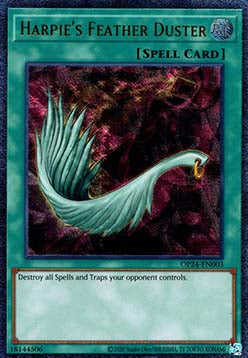 Harpie's Feather Duster⁣ - OTS Tournament Pack 24⁣ (Ultimate Rare)⁣ [003]