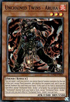 Unchained Twins - Aruha⁣ - OTS Tournament Pack 24⁣ (Super Rare)⁣ [005]