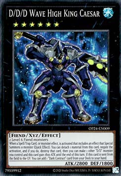 D/D/D Wave High King Caesar⁣ - OTS Tournament Pack 24⁣ (Super Rare)⁣ [009]