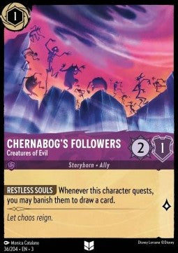 Chernabog's Followers - Creatures of Evil⁣ - Into the Inklands⁣ (Uncommon)⁣ [36]