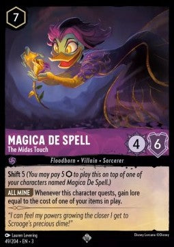 Magica De Spell - The Midas Touch⁣ - Into the Inklands⁣ (Super Rare)⁣ [49]