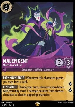 Maleficent - Mistress of All Evil (V.1)⁣ - Into the Inklands⁣ (Legendary)⁣ [51]