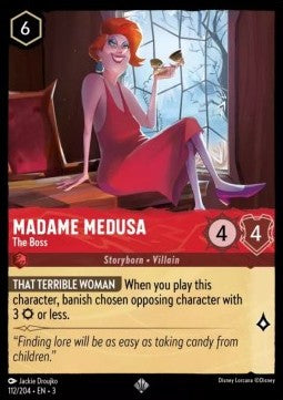 Madame Medusa - The Boss⁣ - Into the Inklands⁣ (Super Rare)⁣ [112]