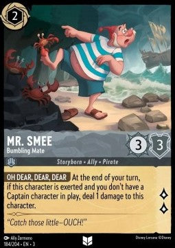 Mr. Smee - Bumbling Mate⁣ - Into the Inklands⁣ (Uncommon)⁣ [184]