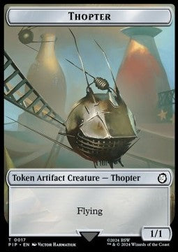 Thopter Token (A 1/1) // Junk Token - Universes Beyond: Fallout: Tokens (Token) [TPIP-T 17/15]