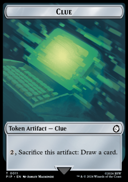 Clue Token // Energy Reserve - Universes Beyond: Fallout: Tokens (Token) [TPIP-T 11/21]