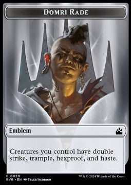 Domri Rade Emblem // Goblin Token (R 1/1) - Ravnica Remastered: Tokens (Token) [TRVR-T 20/8]