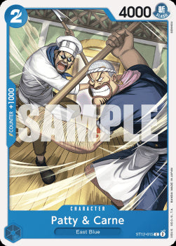 Patty & Carne (ST12-015)⁣ - Starter Deck: Zoro & Sanji⁣ (Common)⁣ [015]