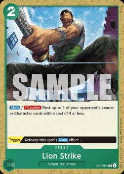 Lion Strike (ST12-016)⁣ - Starter Deck: Zoro & Sanji⁣ (Common)⁣ [016]