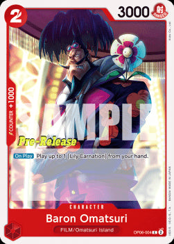 Baron Omatsuri (OP06-004)⁣ - Promos: Wings of the Captain⁣ (Common)⁣ [004]