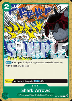 Shark Arrows (OP06-040)⁣ - Promos: Wings of the Captain⁣ (Common)⁣ [040]
