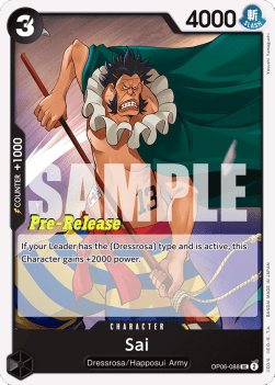 Sai (OP06-088) - Promos: Wings of the Captain (Uncommon) [OP06P-088]