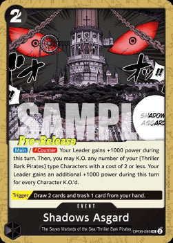 Shadows Asgard (OP06-095)⁣ - Promos: Wings of the Captain⁣ (Uncommon)⁣ [095]