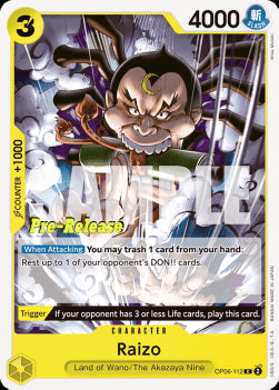Raizo (OP06-112) - Promos: Wings of the Captain (Common) [OP06P-112]