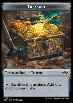 Treasure Token // Thopter Token (A 1/1)⁣ - Outlaws of Thunder Junction: Tokens⁣ (Token)⁣ [CT 18/27]