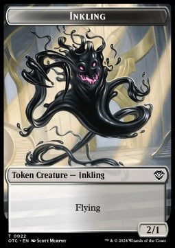 Inkling Token (WB 2/1) // Treasure Token⁣ - Outlaws of Thunder Junction: Tokens⁣ (Token)⁣ [CT 22/18]