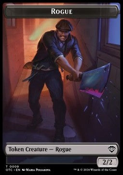 Rogue Token (B 2/2) // The Monarch⁣ - Outlaws of Thunder Junction: Tokens⁣ (Token)⁣ [CT 9/29]