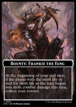 Bounty: Frankie the Fang - Outlaws of Thunder Junction: Tokens (Token) [TOTJ-T 31]